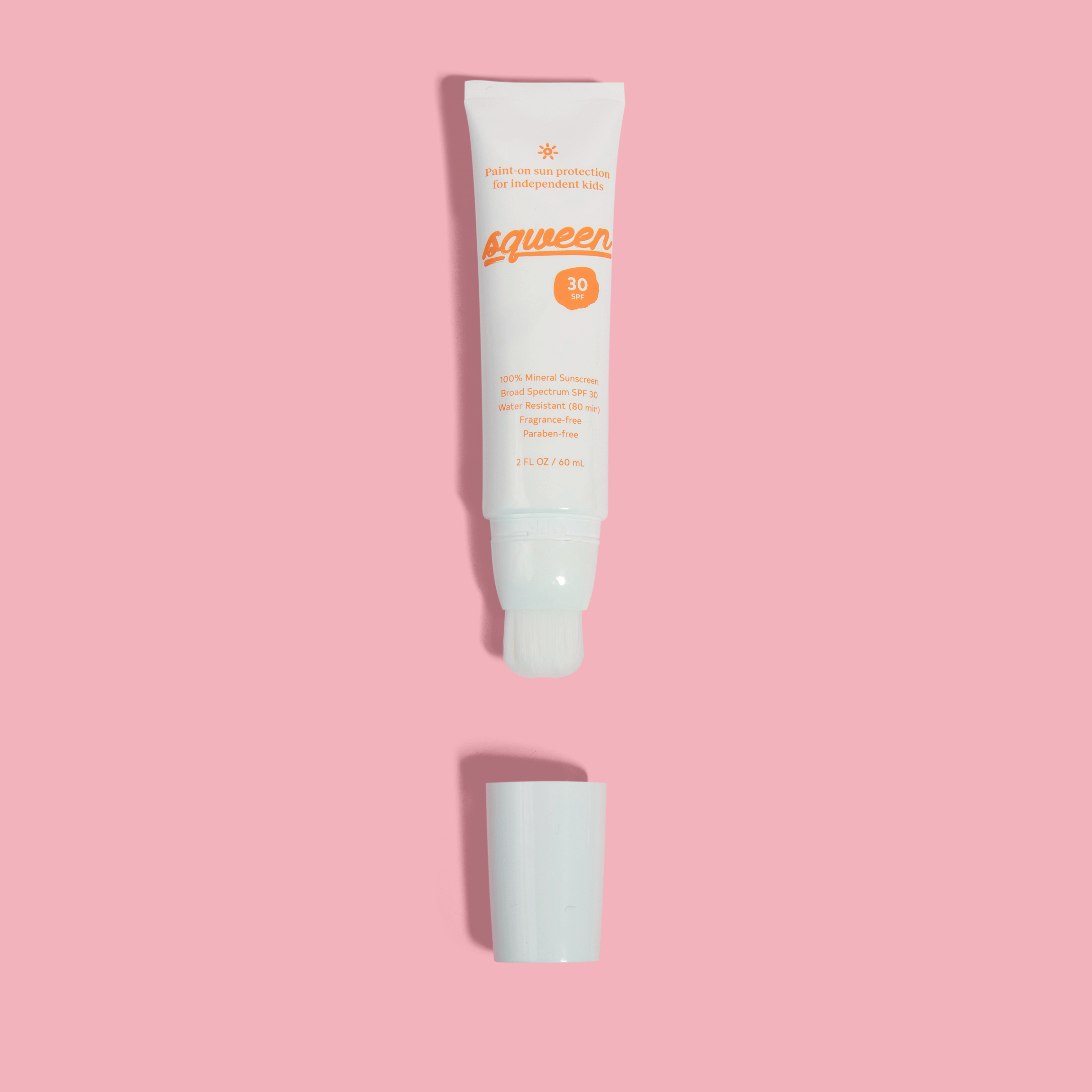 Paint-on sun protection for independent kids