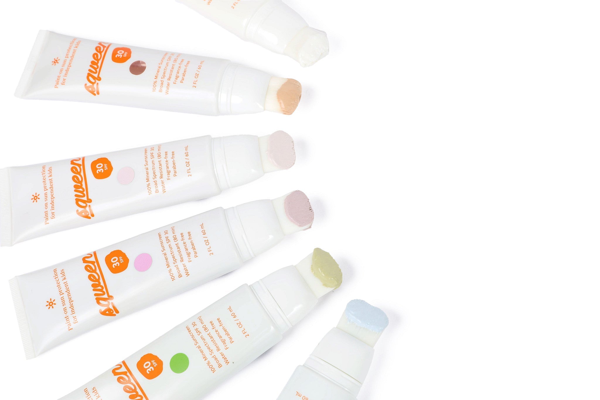 Paint - on sun protection for independent kids - Sqween