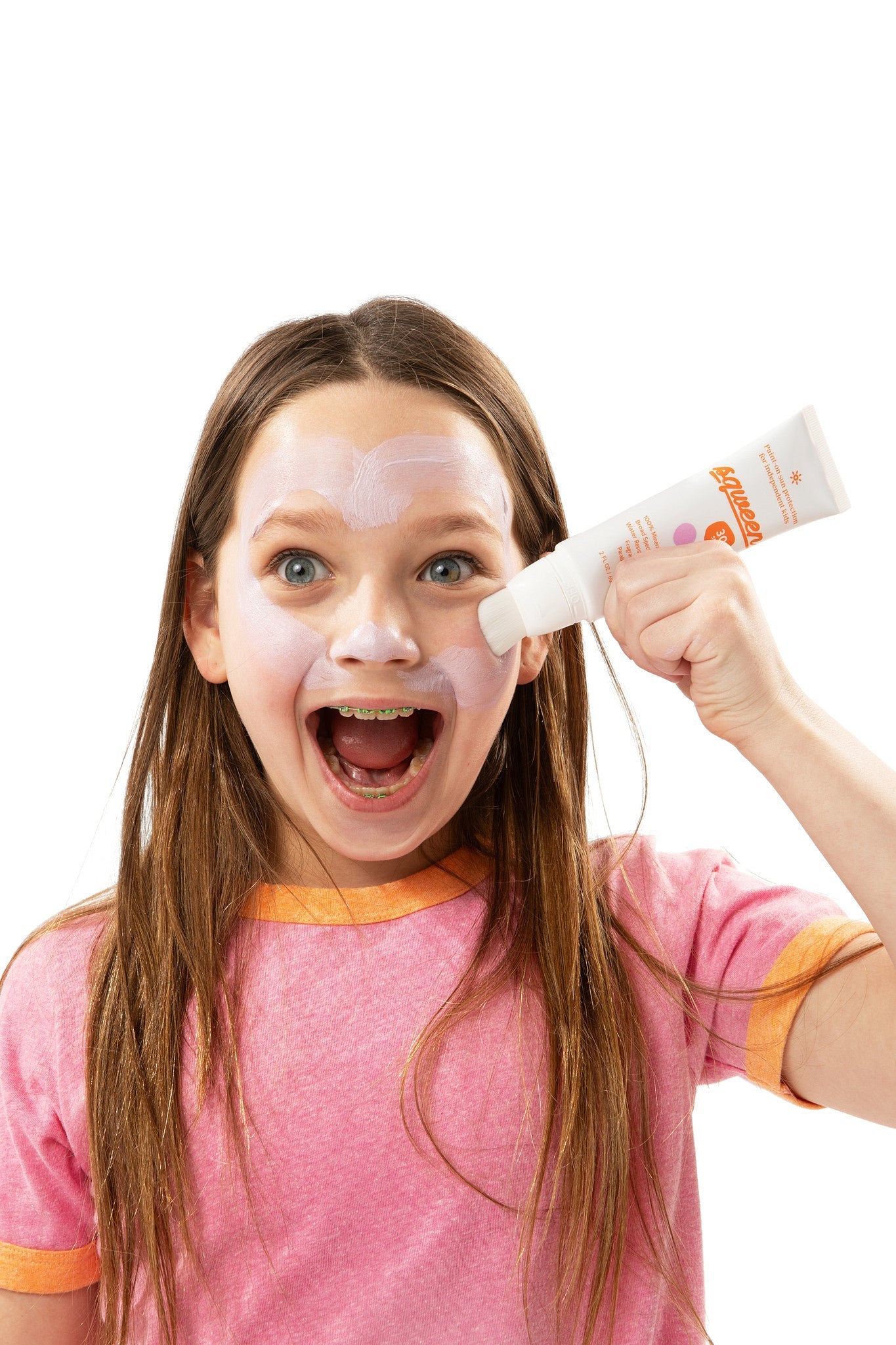 Paint - on sun protection for independent kids - Sqween