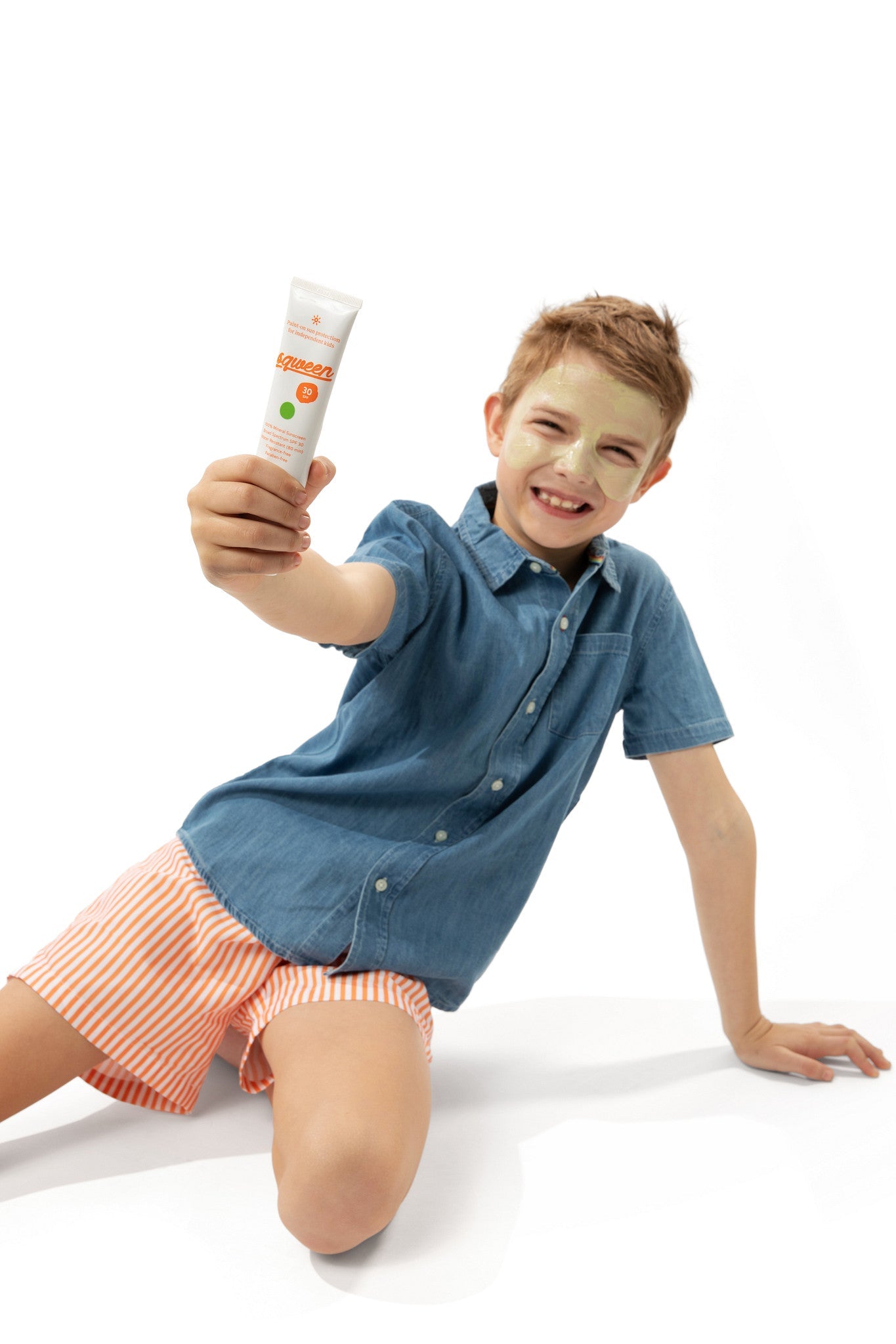 Paint - on sun protection for independent kids - Sqween